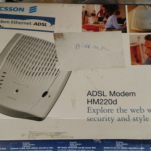 Ericsson hm220d modem adsl - ericsson,